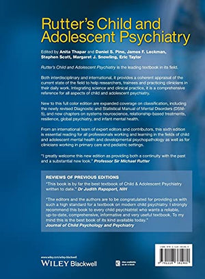 Rutter's Child and Adolescent Psychiatry,Used