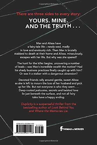 Duplicity (A Detective Carter Thriller),Used