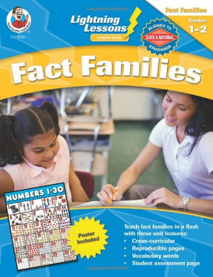 Lightning Lessons Instant Units: Fact Families, Grades 12,Used