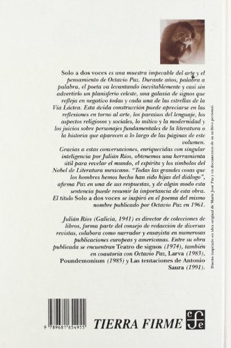 Solo a dos voces (Spanish Edition),Used