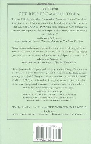 The Richest Man In Town: The Twelve Commandments Of Wealth,New