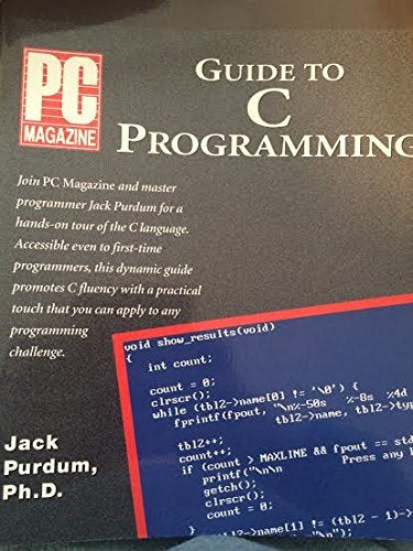 PC Magazine Guide to C Programming,Used