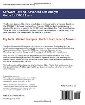 Software Testing Advanced Test Analyst Guide For Istqb Exam-new