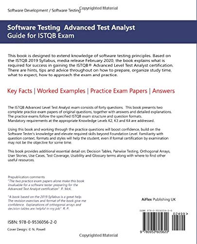 Software Testing Advanced Test Analyst Guide For Istqb Exam-new