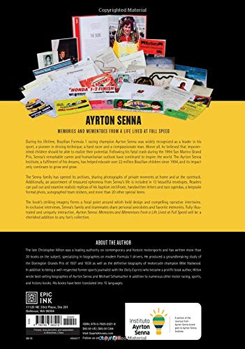 Ayrton Senna: Memories And Mementoes From A Life Lived At Full Speed An Interactive Journey,New
