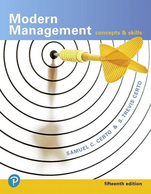 Modern Management: Concepts And Skills (What'S New In Management)