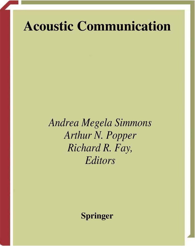 Acoustic Communication (Springer Handbook of Auditory Research, 16),Used