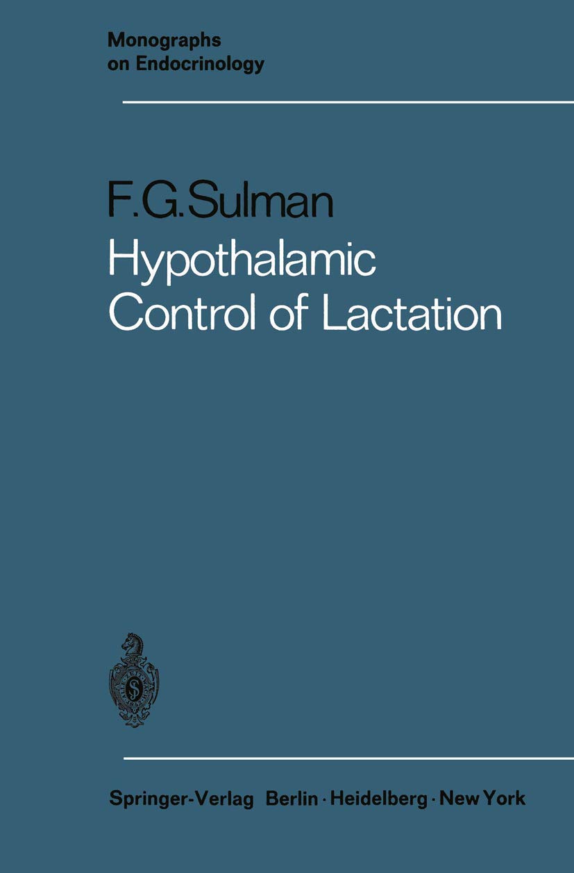 Hypothalamic Control Of Lactation (Monographs On Endocrinology, 3),Used