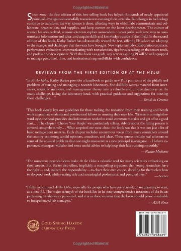At the Helm: Leading Your Laboratory, Second Edition,Used