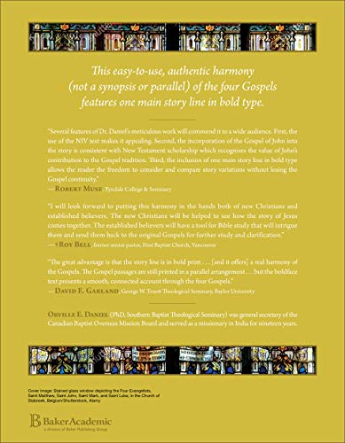 A Harmony of the Four Gospels: The New International Version,New