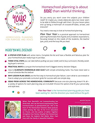 Plan Your Year: Homeschool Planning for Purpose and Peace,Used