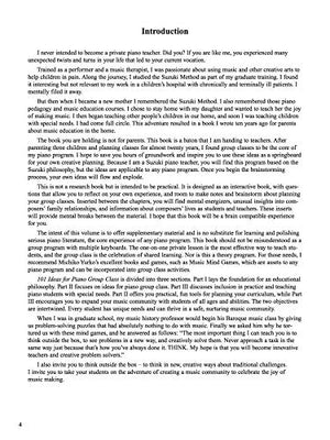 101 Ideas for Piano Group Class: Building an Inclusive Music Community for Students of All Ages and Abilities (Suzuki Piano Refe,Used