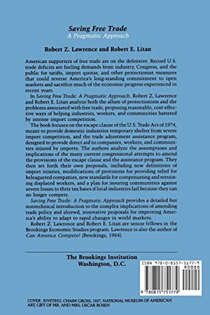 Saving Free Trade: A Pragmatic Approach,Used