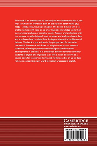 WordFormation in English (Cambridge Textbooks in Linguistics),Used