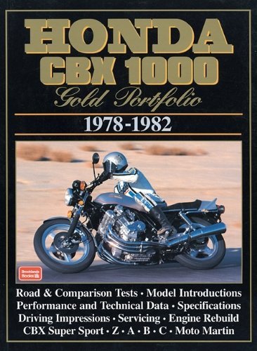 HONDA CBX 1000 GOLD PORTFOLIO 19781982: Road Test Book,Used