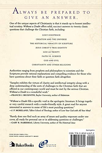 Without a Doubt: Answering the 20 Toughest Faith Questions (Reasons to Believe),New
