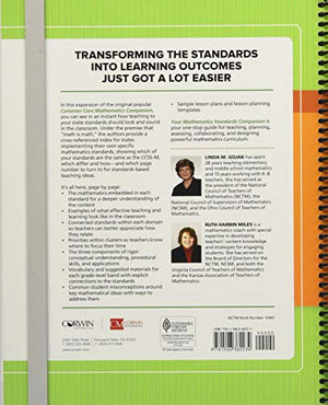 Your Mathematics Standards Companion, Grades K2: What They Mean and How to Teach Them (Corwin Mathematics Series),Used