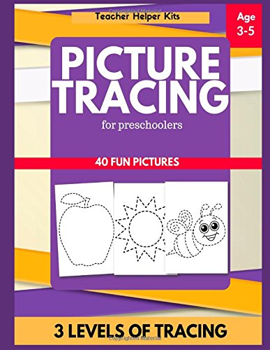 Picture Tracing Book for Preschoolers: Tracing Book for Kids, Ages 35, Writing Practice,Used