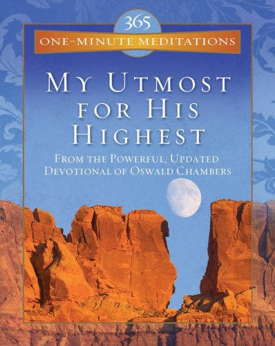 365 OneMinute Meditations From My Utmost For His Highest,Used