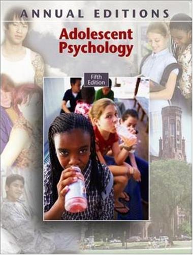 Adolescent Psychology (Annual Editions) (5th Edition),Used