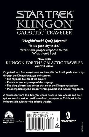 Klingon for the Galactic Traveler (Star Trek),Used