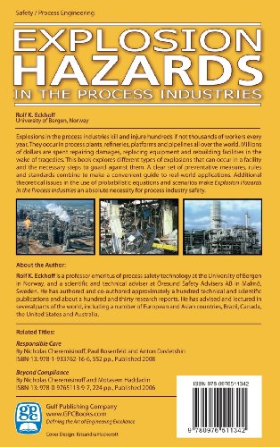 Explosion Hazards in the Process Industries,Used
