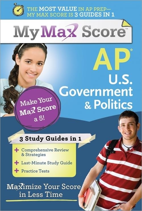 My Max Score AP U.S. Government & Politics: Maximize Your Score in Less Time,Used