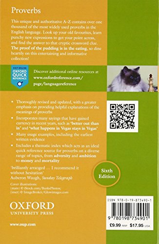 The Oxford Dictionary of Proverbs (Oxford Quick Reference),Used