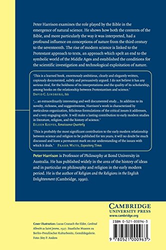 The Bible, Protestantism, And The Rise Of Natural Science,New
