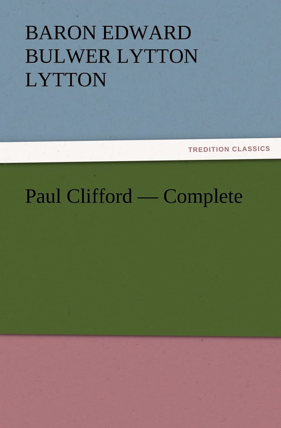 Paul Clifford  Complete,Used