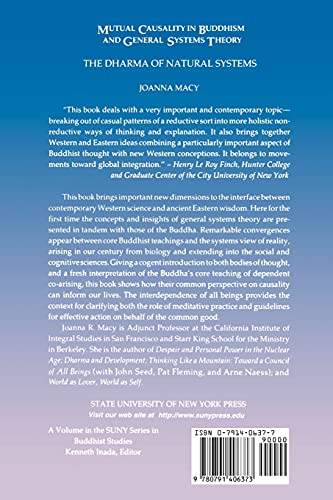 Mutual Causality in Buddhism and General Systems Theory: The Dharma of Natural Systems (Suny Series, Buddhist Studies) (Suny Bud,New