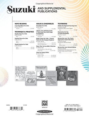 Suzuki Cello School, Vol 4: Piano Acc.,New