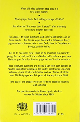 The Wisden Cricket Quiz Book,Used