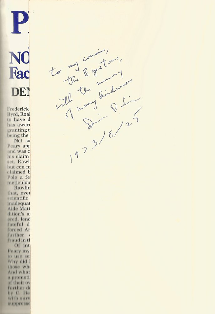 Peary at the North Pole;: Fact or fiction?,Used