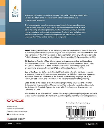 Java Language Specification, Java SE 8 Edition, The (Java Series),Used