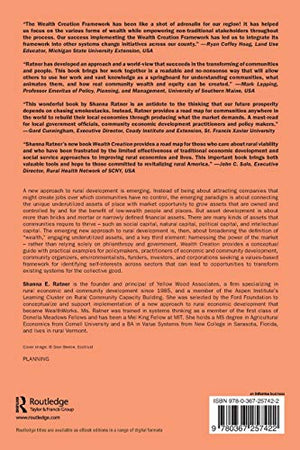 Wealth Creation: A New Framework for Rural Economic and Community Development,Used