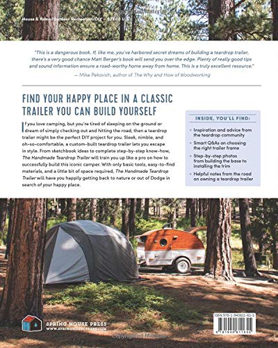The Handmade Teardrop Trailer: Design & Build a Classic Tiny Camper from Scratch,Used