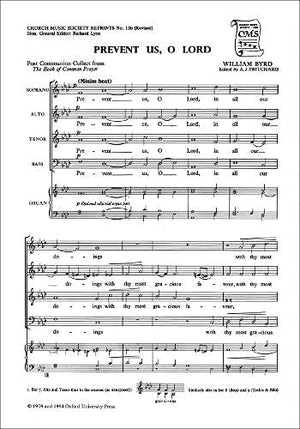 Prevent us, O Lord (Church Music Society publications),Used