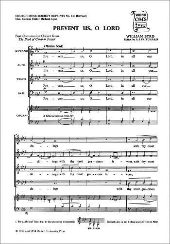 Prevent us, O Lord (Church Music Society publications),Used