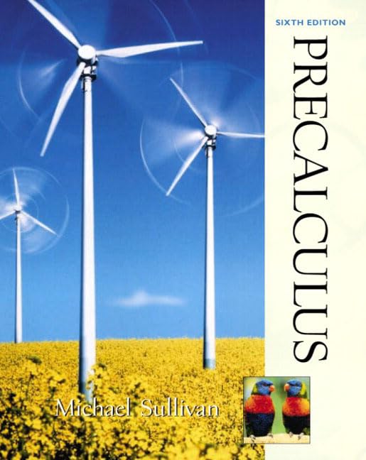 Precalculus (6th Edition),Used