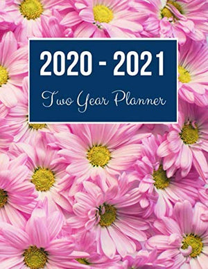 20202021 Two Year Planner: Petaled Flower Cover  2020 Planner Weekly and Monthly  Jan 1, 2020 to Dec 31, 2021  Calendar Views,Used