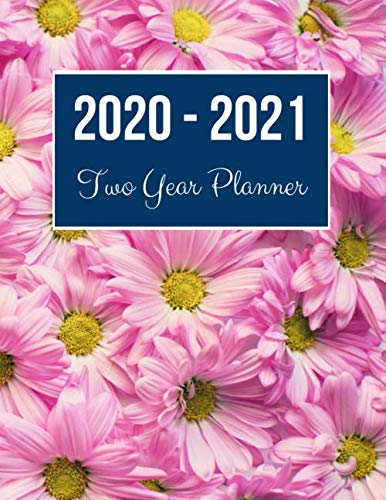 20202021 Two Year Planner: Petaled Flower Cover  2020 Planner Weekly and Monthly  Jan 1, 2020 to Dec 31, 2021  Calendar Views,Used