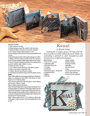 Scrapbooking on the Table: Waterfalls, Shadow Boxes, FoldOuts, Accordions, Canvas Keepers, PeekABooks, Booklets And More,Used