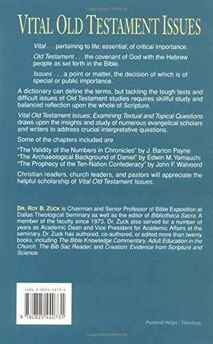 Vital Old Testament Issues: Examining Textual and Topical Questions (Vital Issues Series),Used