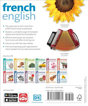 FrenchEnglish Bilingual Visual Dictionary (DK Bilingual Visual Dictionaries),Used