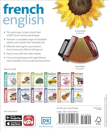 FrenchEnglish Bilingual Visual Dictionary (DK Bilingual Visual Dictionaries),Used