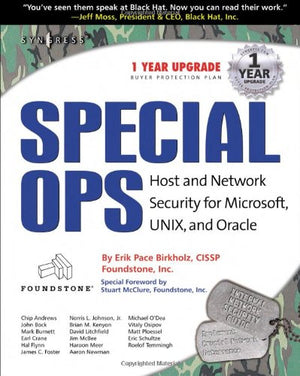 Special Ops: Host and Network Security for Microsoft Unix and Oracle