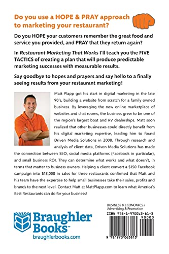 Restaurant Marketing That Works: Back to the Basics: Before, During & After the Pandemic,Used