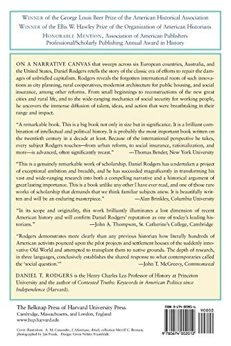 Atlantic Crossings: Social Politics In A Progressive Age,New