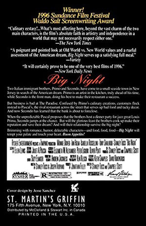 Big Night: A Novel with Recipes,Used